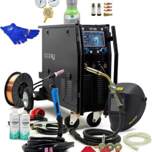 Spartus EasyMIG 325 XXL Set MIG MAG TIG saldatrice 400V 300A